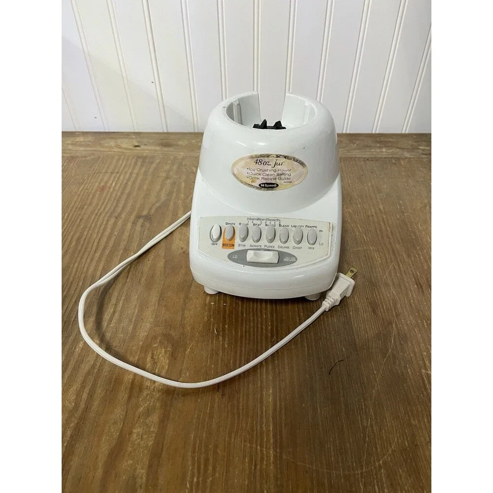 Hamilton Beach Blender Base 14 Speed Model 54200R Base Only Tested
